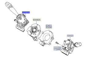 ذراع التحكم يالإشارات و الإضاءة