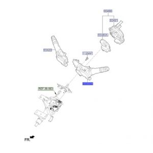 ذراع التحكم يالإشارات و الإضاءة