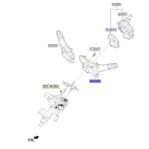 ذراع التحكم يالإشارات و الإضاءة
