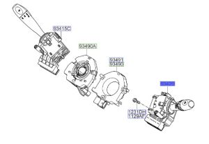 ذراع تشغيل المساحات و منظف الزجاج