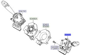 ذراع تشغيل المساحات و منظف الزجاج