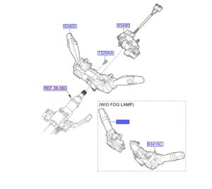 ذراع تشغيل المساحات و منظف الزجاج