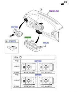 مجموعة ازرار فتح الزجاج الرئيسية