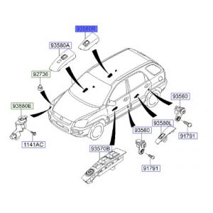 مفتاح التحكم بالنافذة
