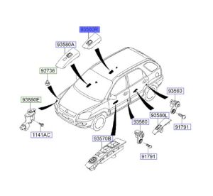 مفتاح التحكم بالنافذة