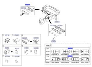مفتاح تعديل المرايا الجانبية