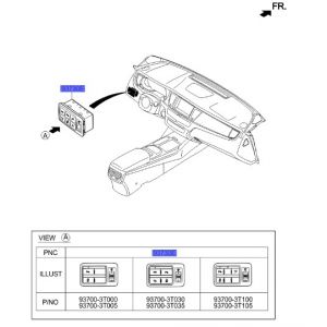 مفاتيح طبلون يسار السائق