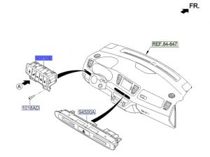 مفاتيح طبلون يسار السائق