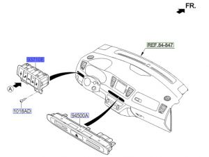 مفاتيح طبلون يسار السائق