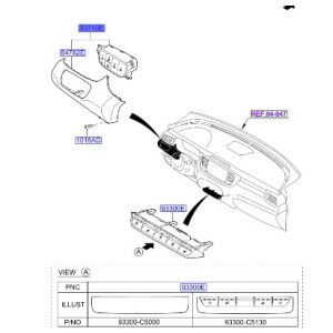 مفاتيح طبلون يسار السائق
