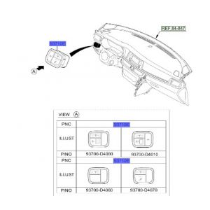 مفاتيح طبلون يسار السائق