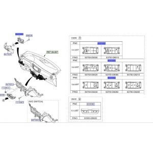 مفاتيح طبلون يسار السائق