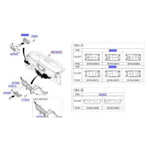 مفاتيح طبلون يسار السائق
