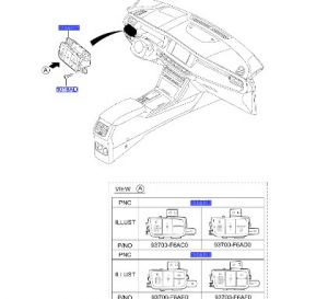 مفاتيح طبلون يسار السائق