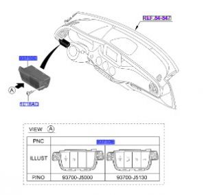 مفاتيح طبلون يسار السائق