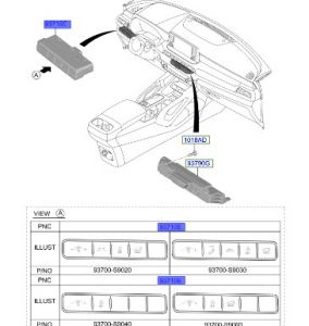 مفاتيح طبلون يسار السائق