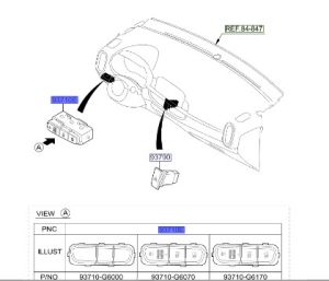 مفاتيح طبلون يسار السائق