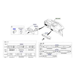 زر التحكم في ارتفاع الإضاءة الأمامية