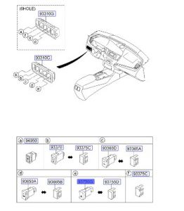 سويتش التحكم الإلكتروني بثبات المركبة