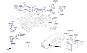 قاعدة و سلك حساس ضغط الزيت و حرارة الزيت