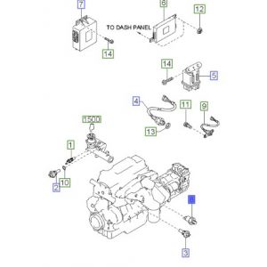 حساس ضغط زيت الماكينة