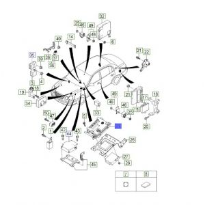 كمبيوتر تحكم بالكترونيات المركبة