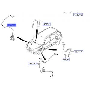 حساس مانع الانغلاق الأمامي اليمين