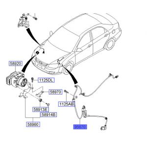 حساس مانع الانغلاق الأمامي اليسار