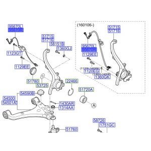 حساس مانع الانغلاق الأمامي اليمين