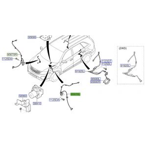 حساس مانع الانغلاق الأمامي اليسار