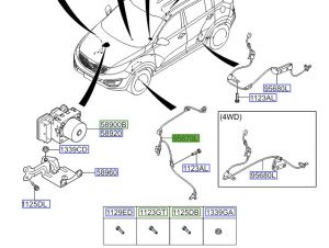 حساس مانع الانغلاق الأمامي اليسار