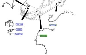 حساس مانع الانغلاق الأمامي اليسار