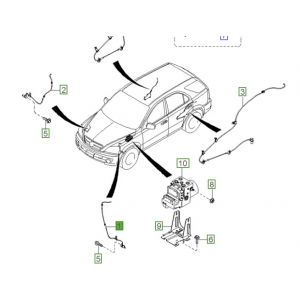 حساس مانع الانغلاق الأمامي اليسار