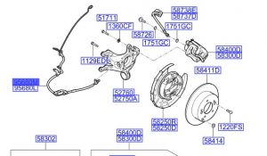 حساس مانع الانغلاق الخلفي اليمين