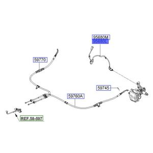 حساس مانع الانغلاق الخلفي اليسار