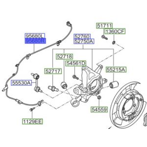 حساس مانع الانغلاق الخلفي اليمين