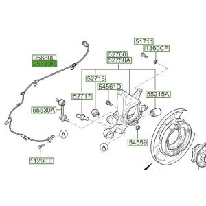 حساس مانع الانغلاق الخلفي اليمين