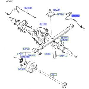 حساس مانع الانغلاق الخلفي اليسار