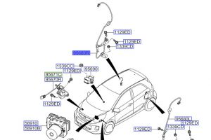 حساس مانع الانغلاق الخلفي اليمين