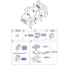 سماعة صوت مع الإضاءة