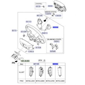 ازرار تحكم دركسون