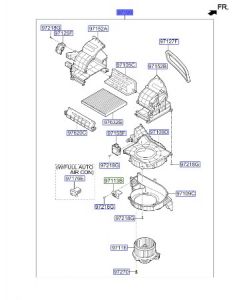 وحدة مروحة مكيف داخلية