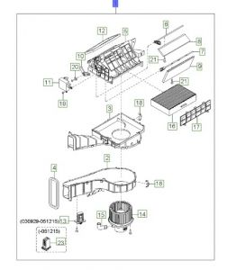 وحدة مروحة مكيف داخلية