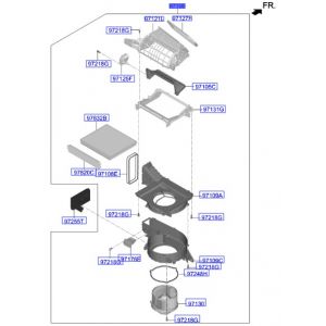 وحدة مروحة مكيف داخلية