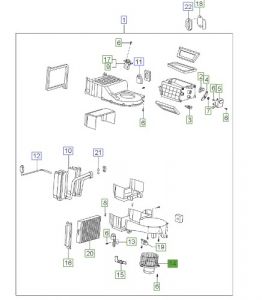 مروحة مكيف داخلية