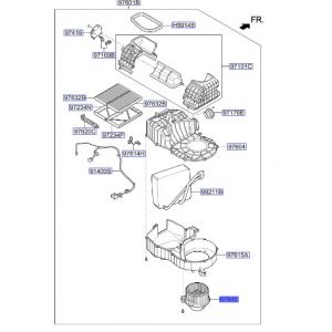 مروحة مكيف داخلية