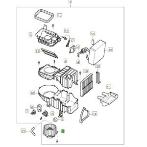 مروحة مكيف داخلية