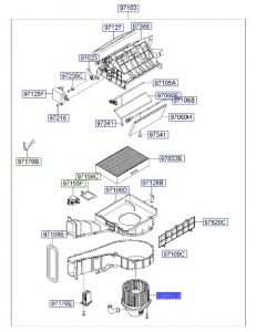 مروحة مكيف داخلية