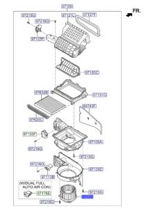 مروحة مكيف داخلية