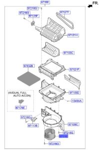مروحة مكيف داخلية